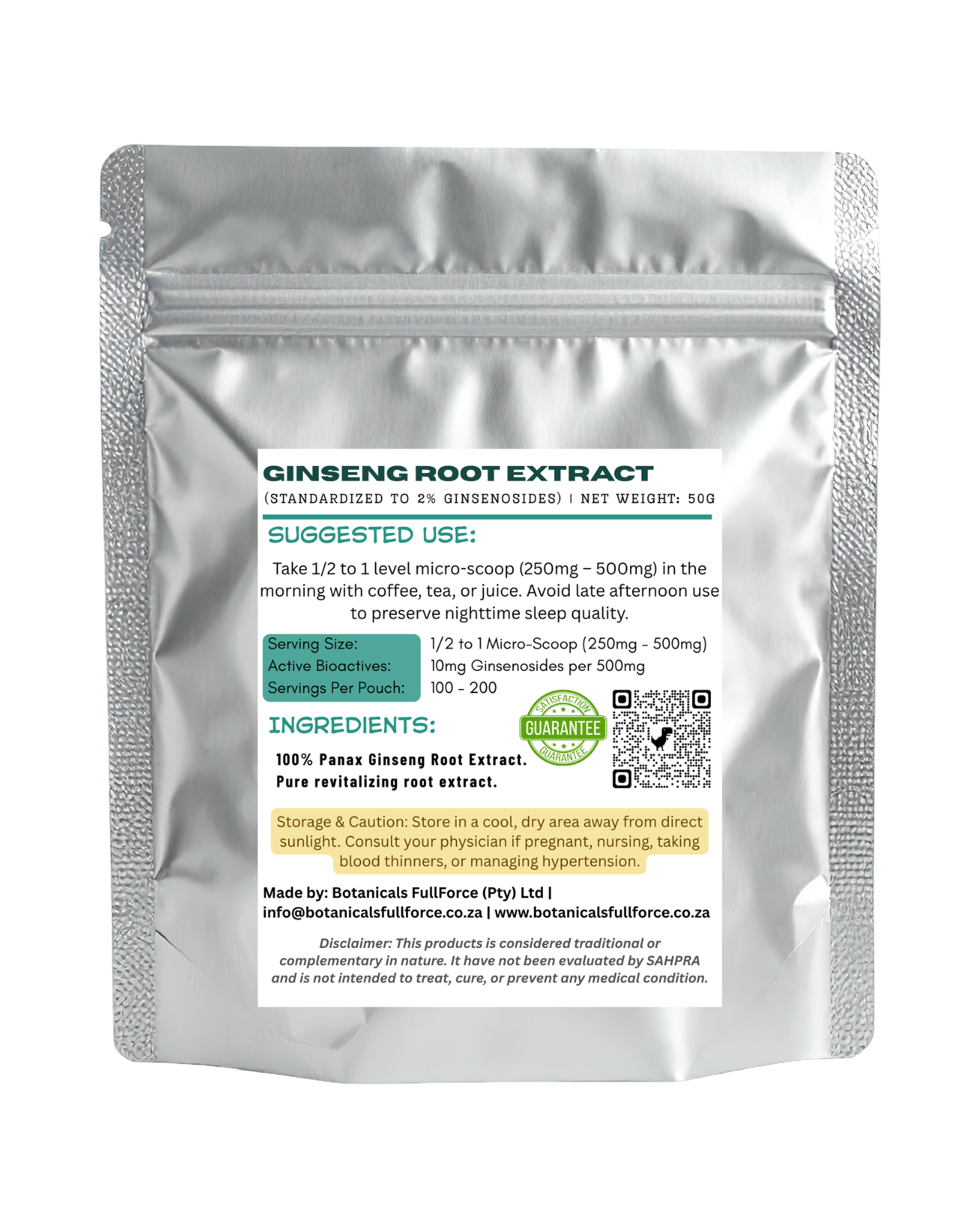Ginseng Root Extract Powder 50g - Image 3